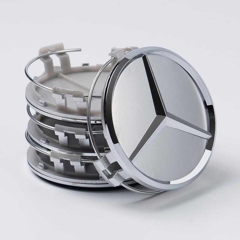 4pcs A1714000025 75mm Car wheel Hub Cap Emblem badge logo Mercedes Benz Amg C E Class CLA GLC W205 W212 W213 W176 W177 X253 W117