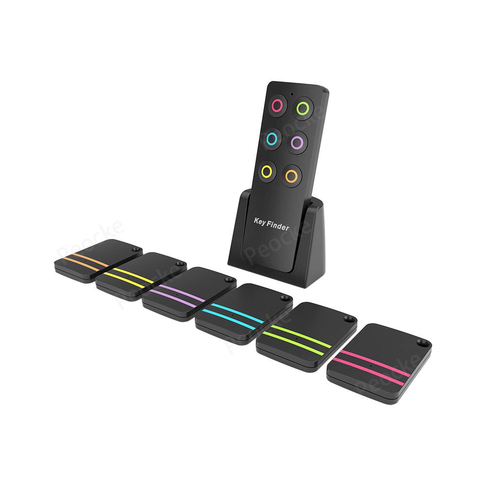Wireless Key Finder Pet Wallet Phone Tracker Remote Control RF Key Locator with 1 Transmitter 6 Receivers Anti Lost Key Finder