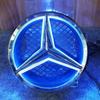 Автомобильная наклейка Для Mercedes Benz Автомобиль Передняя решетка Логотип Свет Зеркальная поверхность Светодиодный значок Эмблема Светящийся Декоративный свет Для Mercedes Ben