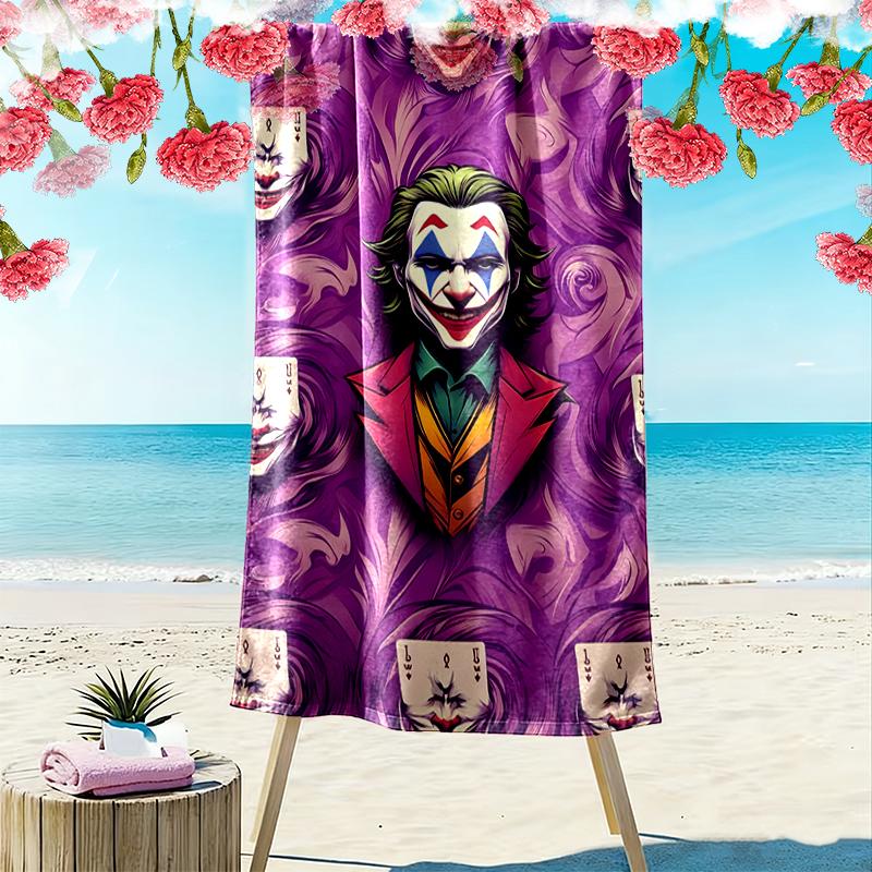 1pc JOKER Beach Towel, Multi-functional Beach Towel for Outdoor Activities Beach Swimming and Travel