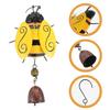 Painted 3D Hanging Wind Chimes Unique Animal Wind Chimes Pendant Durable Ladybug Hanging Bell  Yard