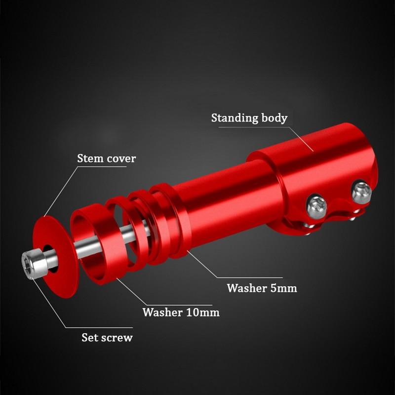 MTB Bike Handlebar Stem Riser Extender Aluminium Bicycle Extension Adaptor