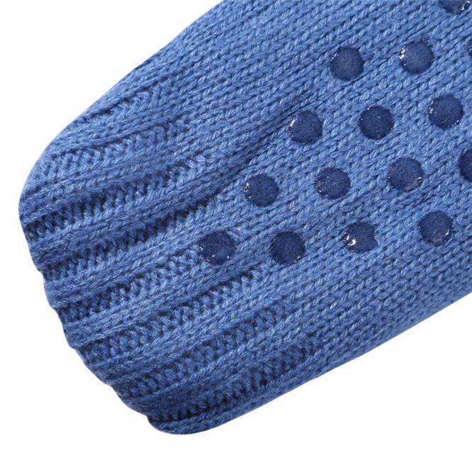 Носки-тапочки плюс бархатные утепленные зимние женские и взрослые теплые домашние носки для взрослых с нижней дозировкой