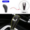 Real Carbon Fiber Center Console Gear Shift Knob Decor Cover for Porsche Cayenne 2004-2007 Interior Protective Trim