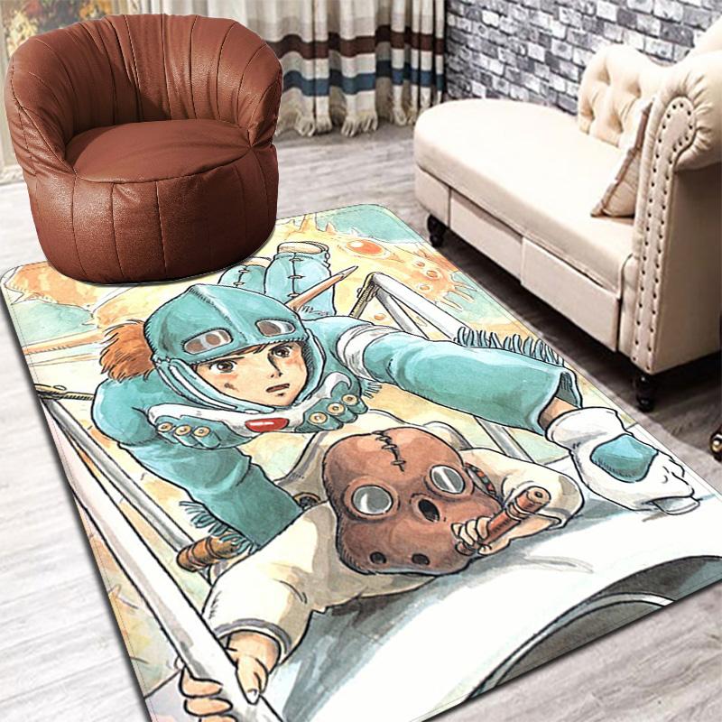 Nausicaä of the Valley of the Wind Rug Floor Mat for Living Room or Bedroom Soft and Comfortable Carpet a Gift for Birthday and Holiday.SFF0917263