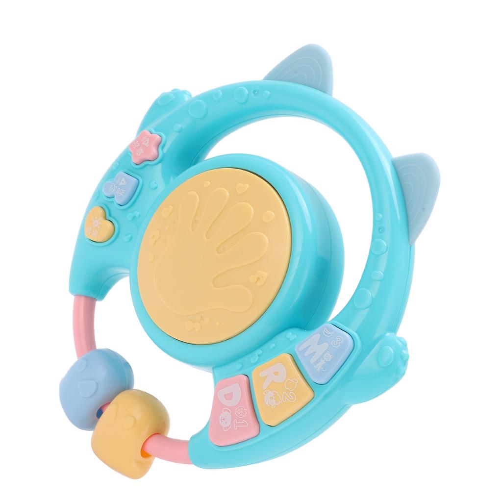 Детский барабан игрушка жевательный ручной барабан игрушка музыкальный звук игрушка для младенца малыша раннее образование