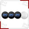 4Pcs 56mm Aluminium Car Wheel Center Hub Cap Badge Sticker RS Logo Emblem For Focus Fiesta Ecosport Edge Mondeo Accessories c4