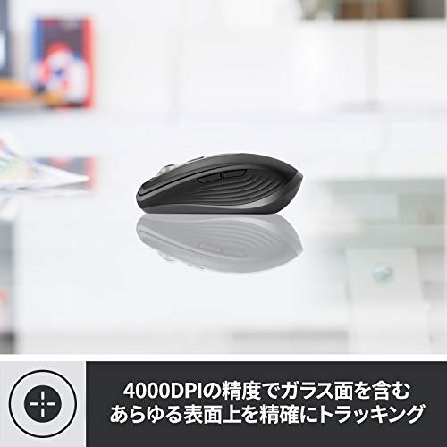 Logitech MX ANYWHERE 3 Wireless Mobile Mouse MX1700GR Unifying Bluetooth High Speed ??Scroll Wheel Rechargeable Wireless Mouse Wireless Mouse Windows