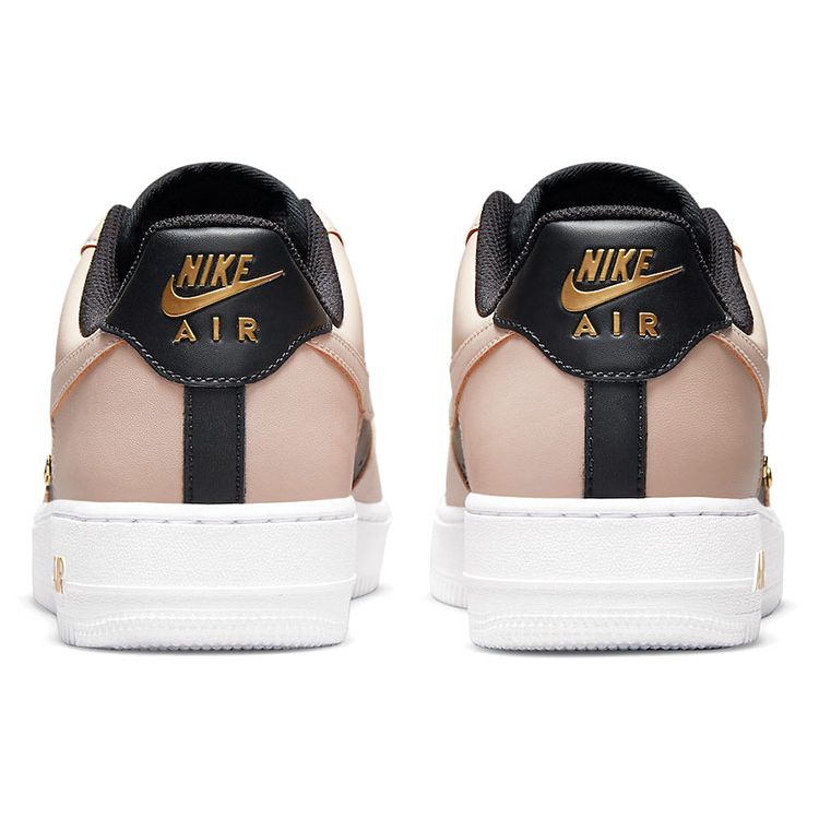 Nike Air Force 1 07 Premium Particle Бежевые мужские кроссовки коричневые черные белые DA8571-200