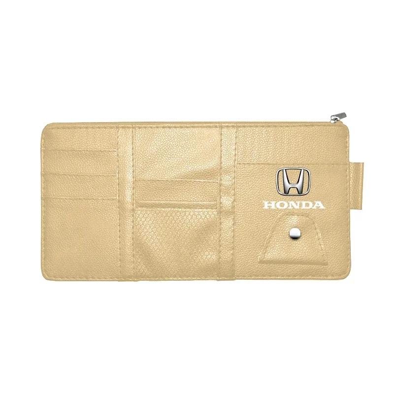2025 Hot Car Sun Visor Point Type Multi-function Storage Bag Car Accessories For Honda Civic Accord Crider City XRV CRV HRV Insp
