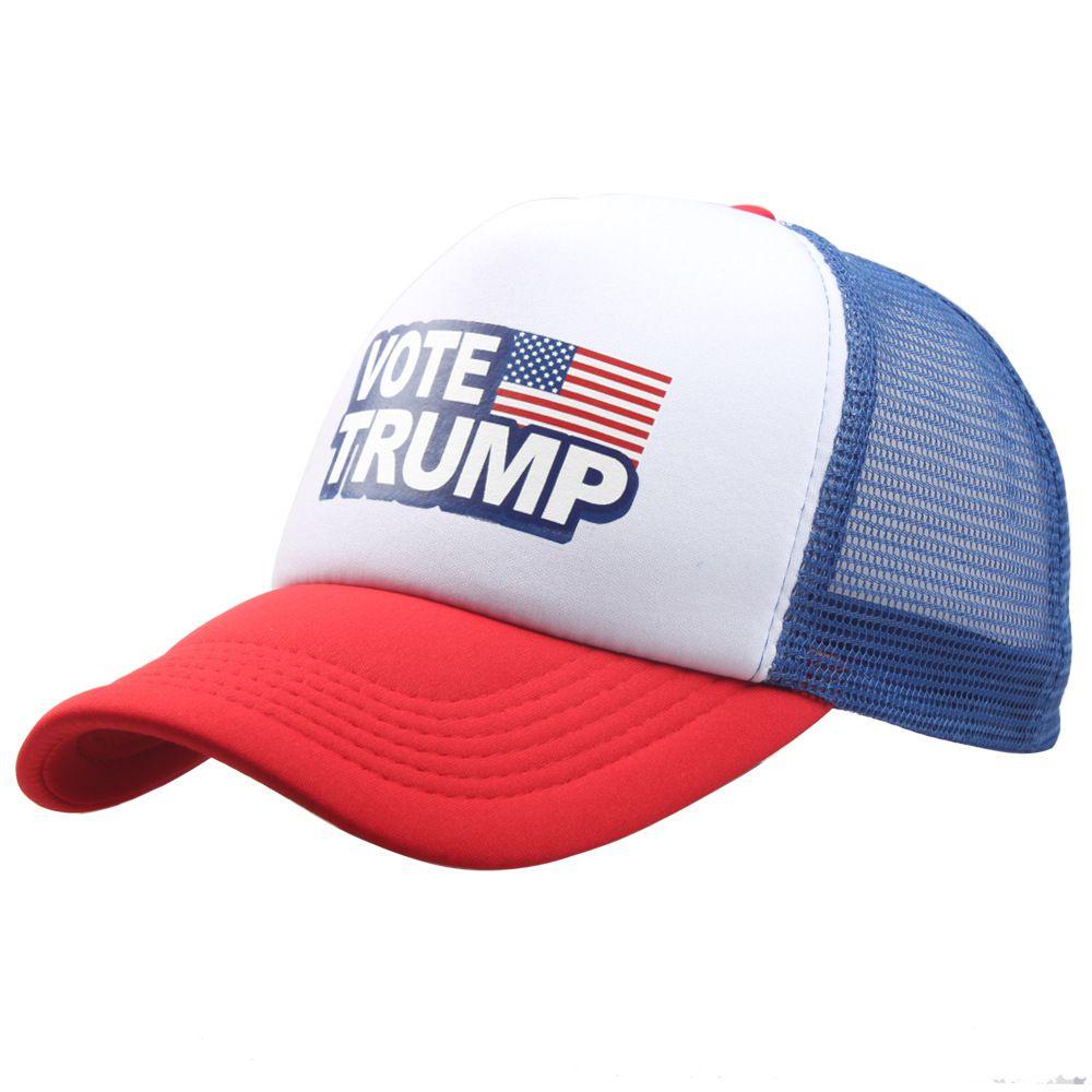 Vote Trump Presidential Election Retro Summer Truck Adult Net Hats Unisex Cap