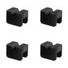 COZENTA Jack Pad Rubber Pad Cushion for Jack Stand Universal Set of 4