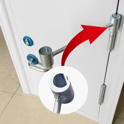 Set of 2 Door Hinge Wrenches, Hinge Raiser, Door Hinge Bender, Door Hinge Repair Spanner, Residential Door Hinge Adjustment Tool, Fits 8mm-19mm, 19mm-