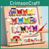 Fun Wooden Number Letter Maze Magnetic Color Classification Walking Toy Puzzle