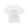 MLB T Shirt Unisex Standard Ivory White 3ATSB5553-00IVS