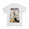 Футболки One Piece Луффи Японское Аниме Винтажные Летние Хлопковые Унисекс Футболки Повседневные С Коротким Рукавом Уличная Одежда Топы Футболки Унисекс Одежда