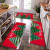 1Pcs Anti Fatigue Kitchen Rug Festive Christmas Waterproof Non-Slip Thick Cushioned Kitchen Mat Heavy Duty Comfort Standing Mat for Kitchen