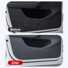 Heenvn Car Door Anti-Kick Pad For Tesla Model Y Juniper Model 3 Highland 2025 2026 Leather Sticker Trim Kit Side Door Protector