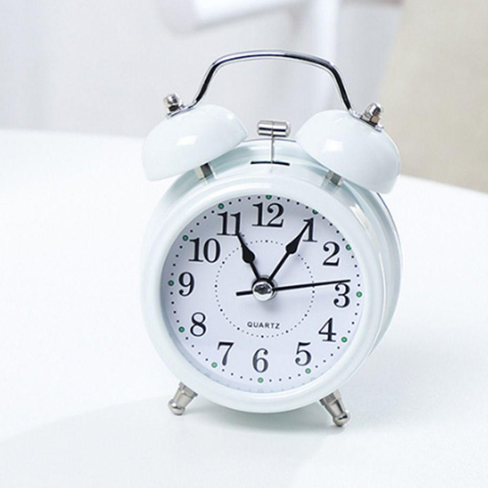Super Loud Classical Alarm Clock 3in Time Planning Clock Study Retro Alarm Clock Clock Ornament