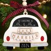 Wedding Gifts First Christmas Married Ornament Wooden Hanging Car/House Decoration Mr. And