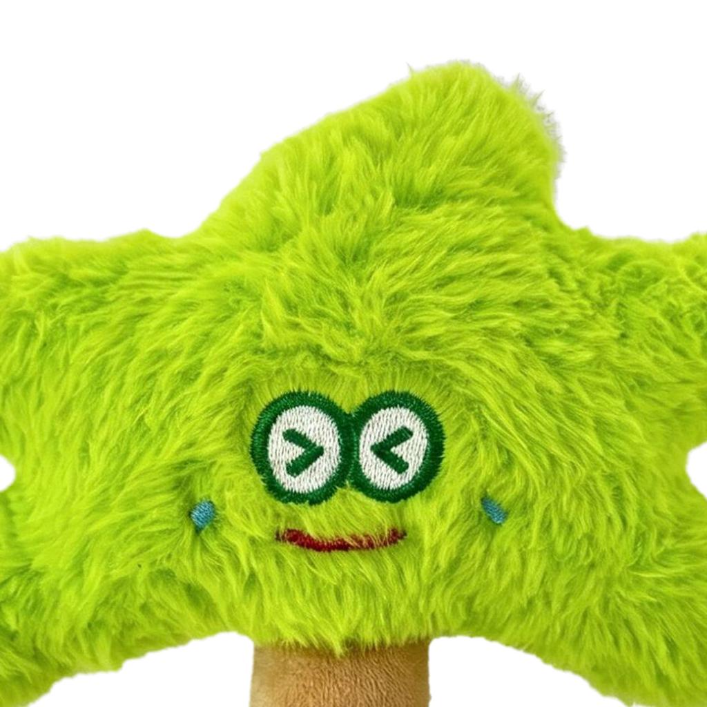 Cute Cartoon Dog Playthings Coconut Tree Toy,Squeaky Soft Plush Chew Stuffed Safe Pet Toy Puppy for Small And Medium Dogs to Shake,Bite Indestructible