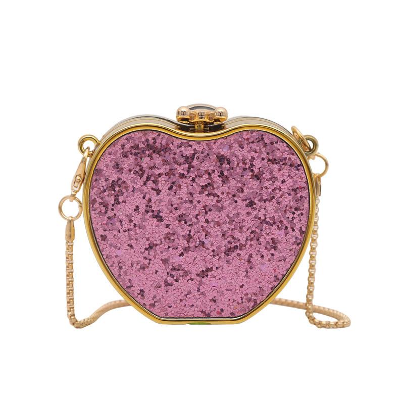 Акриловый рот красный конверт 2025 новый европейский и американский блестящий наплечный мешок женский универсальный цепочный кроссбоди мини-сумка-коробка