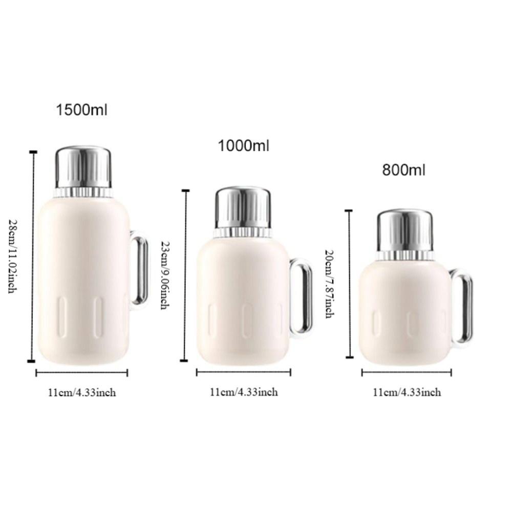 Изолированный чайник для заваривания чая с механическим дисплеем температуры и ситечком, термос-фляга из нержавеющей стали 316, герметичный