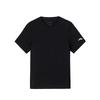 Comfortable Simple Solid Color Round Neck Pullover Breathable Sports Short Sleeve T-Shirt Men Tops Basic-Black 952527115-4