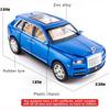 1/24 масштаб, Rolls Cullinan, модель внедорожника, игрушечный автомобиль, игрушечный автомобиль из цинкового сплава со звуком и светом для детей, подарок для мальчиков и девочек