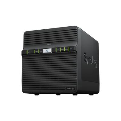 Комплект Synology NAS DS423 2 ГБ Для бытового авторизованного дистрибьютора Телефонная поддержка совместимый DiskStation 4-отсечный /G [Руководство в комплекте] Четырехъядерный процессор,