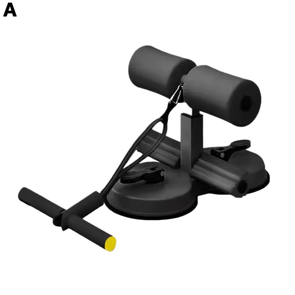 Nordic Hamstring Strap with 2 Strong Suction Cups Aids Adjustable Device Assistant Abs Sit M4A9