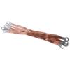 6Pcs Lead and Shielding Flat Copper Braided 9.8 Feet Ground Strap Durable Connecting Wire  Equipment