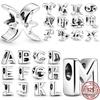 26 Letters Alphabet A-Z & 12 Zodiac Constellations Silver 925 Charm Bead Fit Original Fasion Bracelet Fashion Jewelry