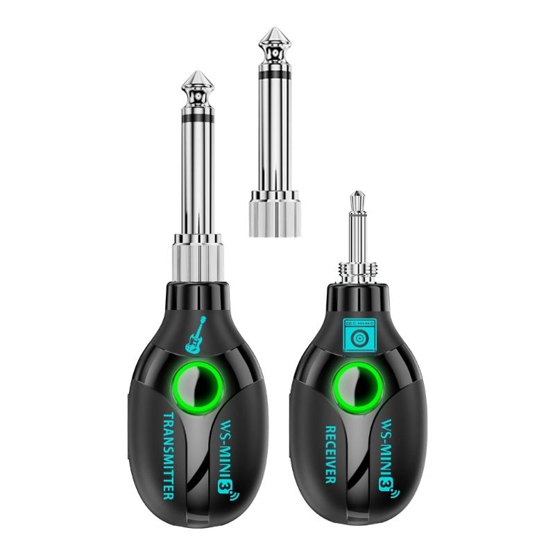 2,4 ГГц Аксессуары для электрогитары Беспроводная система передатчика и приемника для беспроводного усилителя Гитарные разъемы