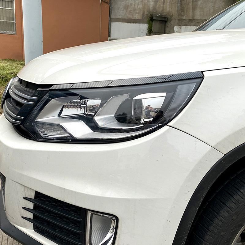 Для Volkswagen VW Tiguan MK1 2011 2012 2013 2014 Автомобильная передняя фара Лампа для бровей Накладка на веко Внешняя модификация