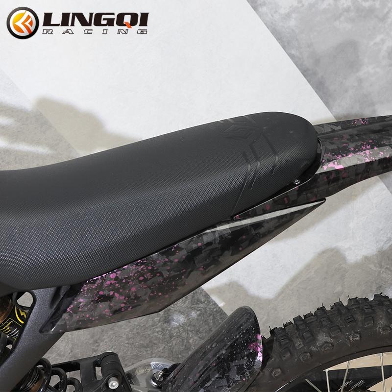 LINGQI Side Panel Rear Fender Protector Cover Guard Water Transfer For Light Bee X Electric Dirt Pit Bike Off Road Modified