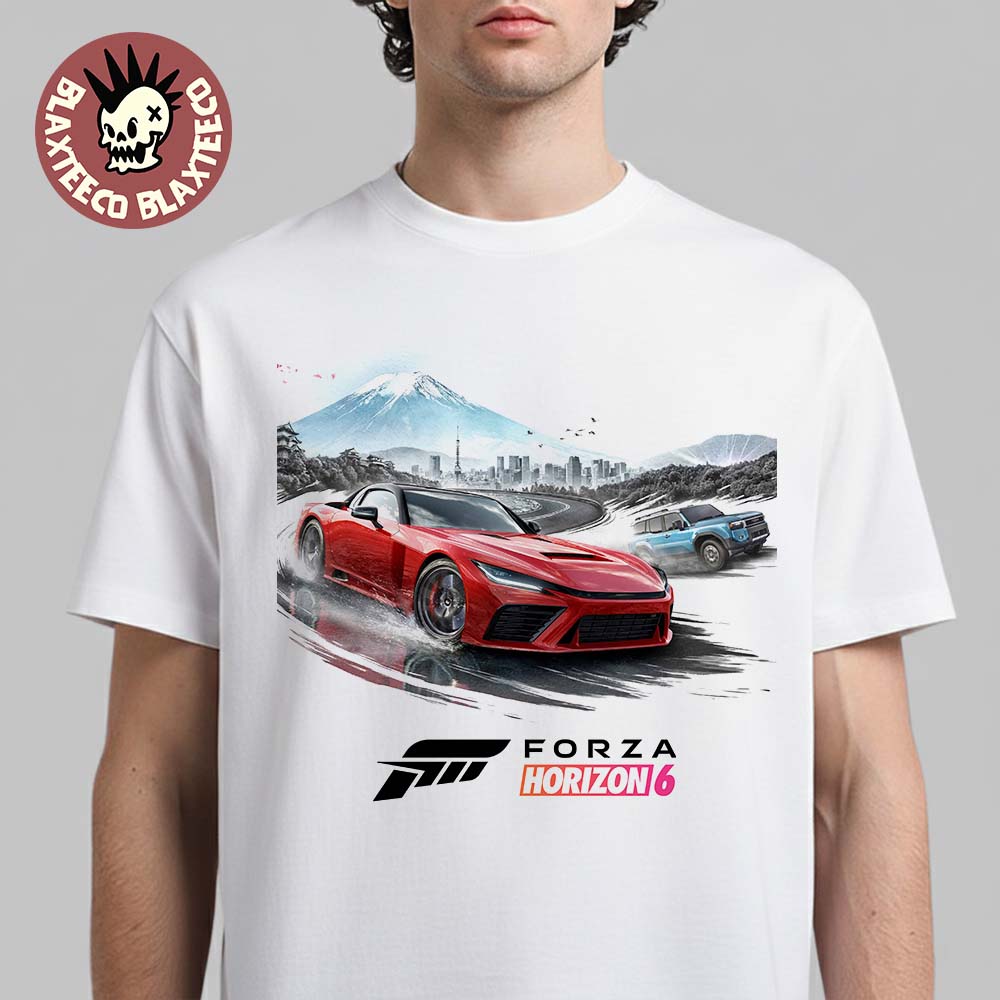 Футболка с обложкой игры Forza Horizon 6