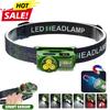 Sensor Ear Headlamp Rechargeable Led Flashlight COB Headlight with Magnet Headtorch Outdoor Waterproof Camping Fishing Lantern