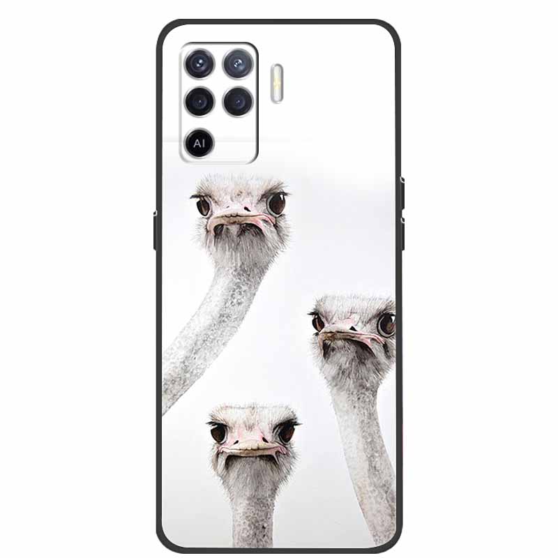 Для чехла OPPO Reno5 Lite Чехол Ударопрочный Мягкий силикон ТПУ Задняя крышка Для телефона Oppo Reno 5Z 5 Lite Чехол 5Lite CPH2205 Fundas