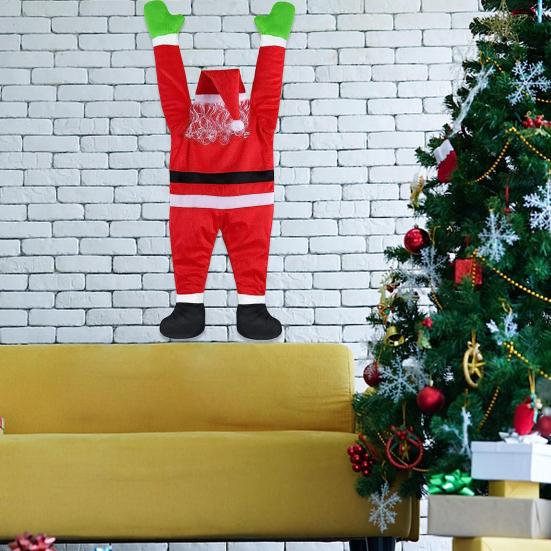 Большие Рождественские Украшения Дед Мороз Милый Лазающий Санта Подвесное Украшение