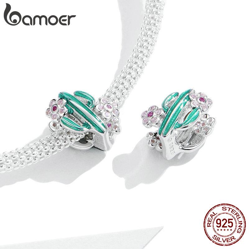 BAMOER Стерлингового Серебра 925 пробы Неторопливая летняя серия Подвеска-бусина для оригинального браслета