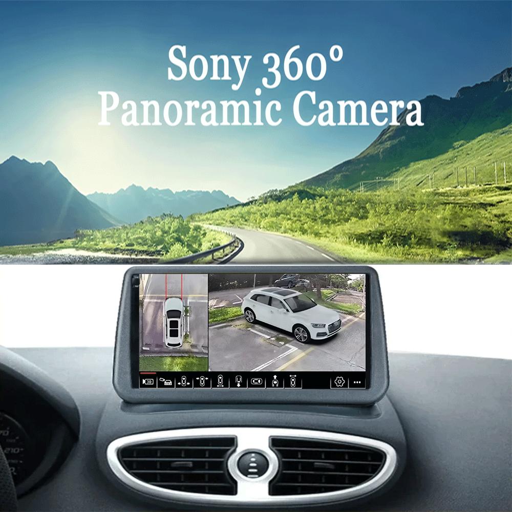 Видеоплеер Автомобильный Радиоприемник Android 14 Для Renault Clio 3 2005-2014 Беспроводной CarPlay Auto 4G Мультимедиа Навигация GPS 2din