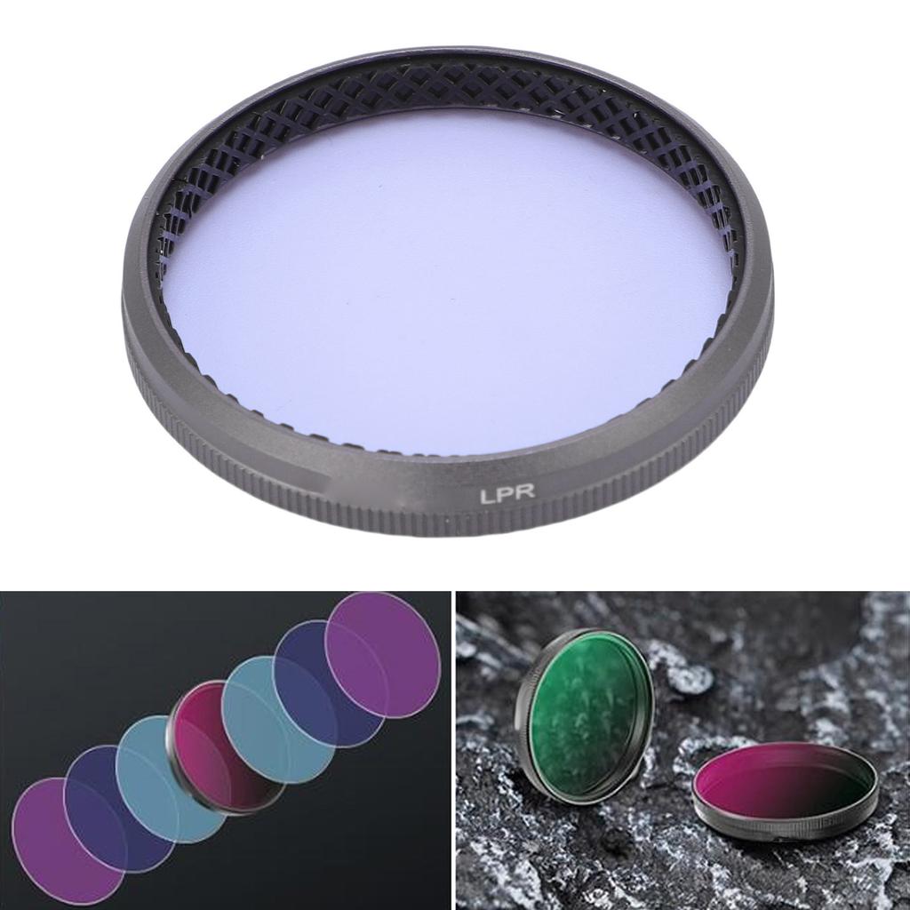 Action Camera Light Pollution Reduction Filter Fit for Action 4 5 Pro Multi Coated Optical Glass LPR Filter