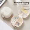7 Grids Pill Organizer Box with Silicone Seal Portable Mini Medicine Storage for Travel And Daily Use Moisture Proof Weekly Pill Case Jewelry Holder