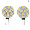 2 шт. светодиодная лампа G4 круглая прожекторная лампа 180 градусов Dc12V 5050 Smd 1 Вт 1,5 Вт 2 Вт теплый холодный белый свет замена галогенной лампы