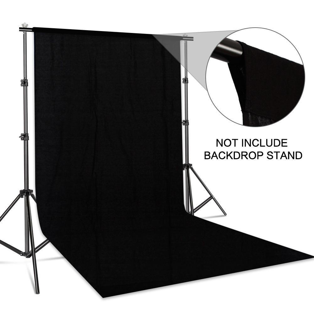 Video Shooting Green White Black Pure Cotton Screen Backdrop Cloth Photography Background Chromakey