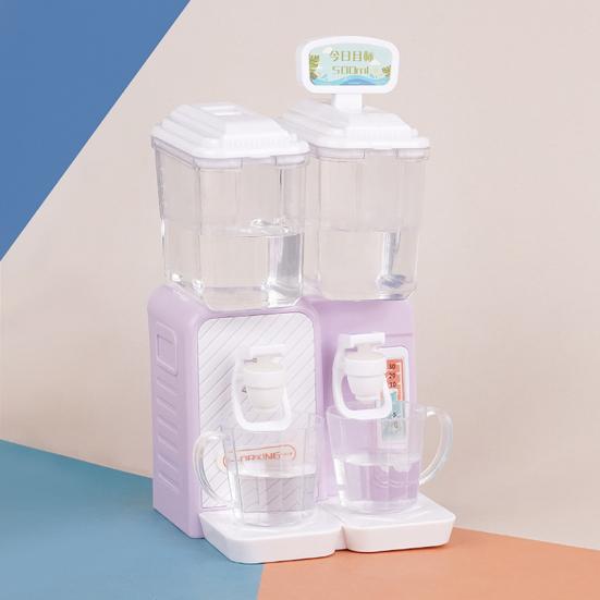 Милый мини-кувшин для воды, игрушечный симулятор, кулер для воды, мультяшный кухонный питьевой фонтанчик, детские игровые домики с отдельными резервуарами