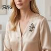 Женская брошь-булавка Винтажная цветочная брошь, Цветочный венок на лацкан с цветными стразами, Ювелирный аксессуар для одежды Платья Пальто Сумок Шарфов