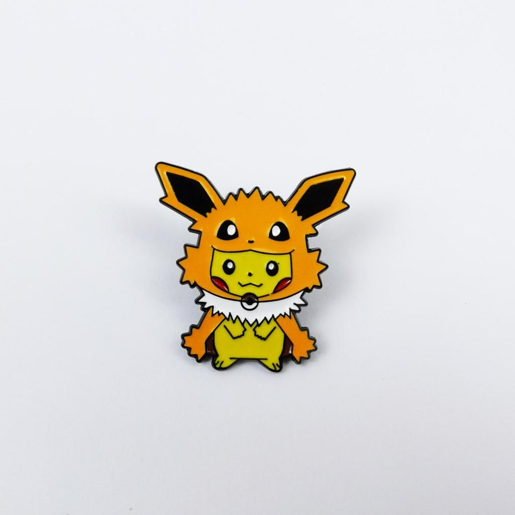 Pokémon Anime Merchandise: Cute Eevee Headband & Pikachu Brooch Backpack Badge