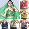Women Dance Wear Nightclub Tassel Belly Dance Bra Halter Bra Show Costumes Performance Top